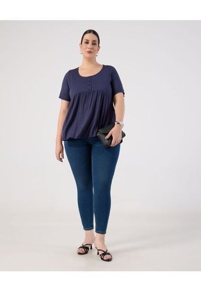 Jean  Para Mujer Curvy Color Azul Marca Patprimo #14160268