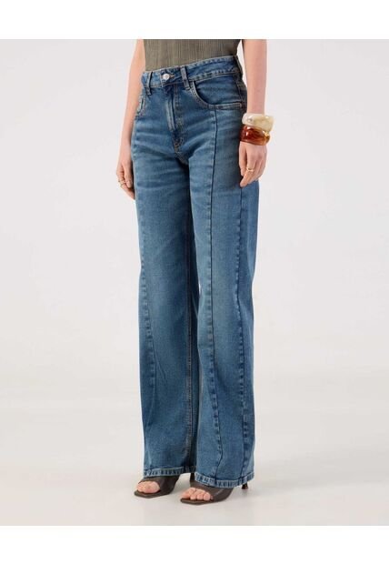 Jean  Para Mujer Straight Color Azul Marca Patprimo #30160506
