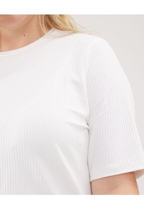 Camiseta  Para Mujer Manga Corta Color Blanco Marca Patprimo #14091374