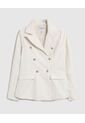 Blazer  Para Mujer  Color Blanco Marca Patprimo #30400148 de Patprimo