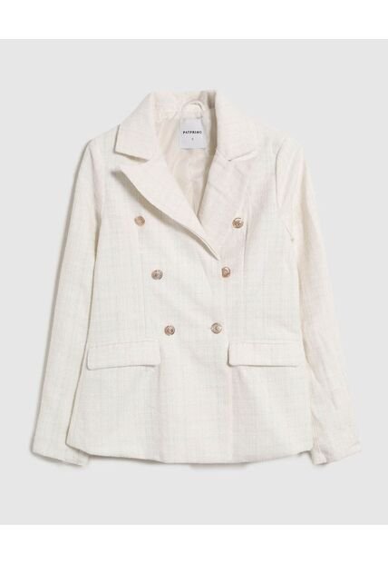 Blazer  Para Mujer  Color Blanco Marca Patprimo #30400148