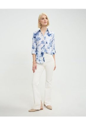 Camisa Para Mujer Manga Larga Color Azul Marca Patprimo #30010698