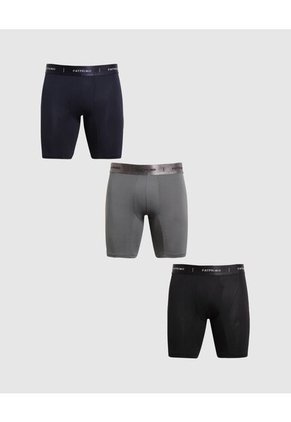 Boxer X3 Para Hombre Filete Medio Color Negro Marca Patprimo #44000502