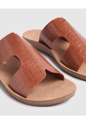 Sandalias  Para Mujer Sandalia Básica Color Café Marca Patprimo #30690108