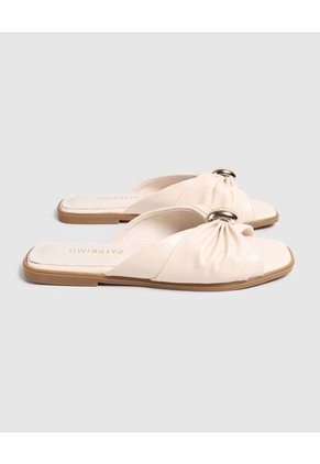 Sandalias  Para Mujer Sandalia Color Crema Marca Patprimo #30690112