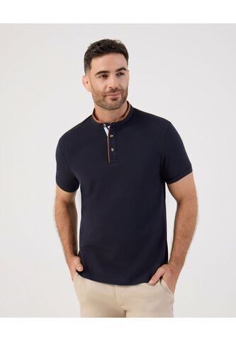 Polo  Para Hombre Cuello Tejido Sin Bolsillo Color Azul Marca Patprimo #44117257 Patprimo