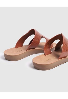 Sandalias  Para Mujer Sandalia Básica Color Café Marca Patprimo #30690108