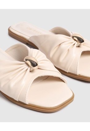 Sandalias  Para Mujer Sandalia Color Crema Marca Patprimo #30690112
