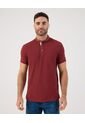 Polo  Para Hombre Cuello Tejido Sin Bolsillo Color Vino Marca Patprimo #44117257 de Patprimo