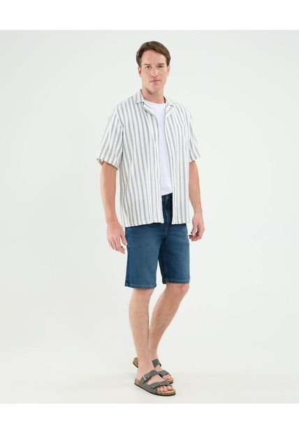 Bermuda Para Hombre Regular Corto Color Azul Marca Patprimo #44100502
