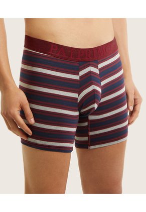 Boxer X1 Para Hombre Fleat Seamer Medio Color Vino Marca Patprimo #44000201