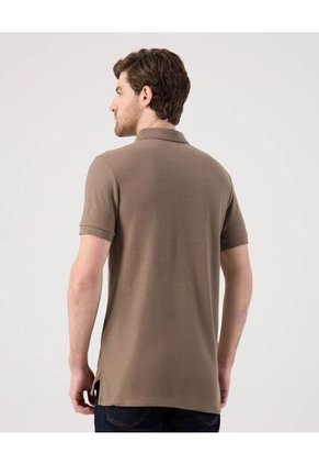 Polo  Para Hombre Cuello Tejido Sin Bolsillo Color Café Marca Patprimo #44112784