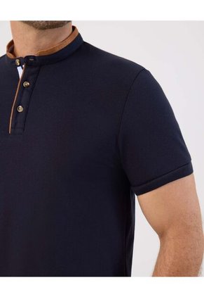 Polo  Para Hombre Cuello Tejido Sin Bolsillo Color Azul Marca Patprimo #44117257