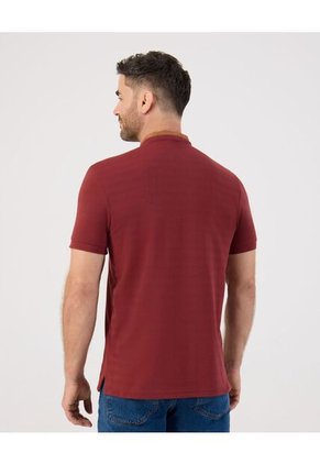 Polo  Para Hombre Cuello Tejido Sin Bolsillo Color Vino Marca Patprimo #44117257
