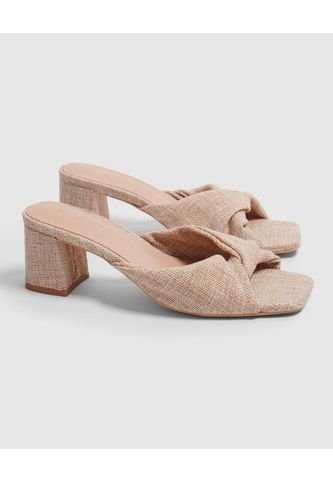 Sandalias Para Mujer Tacon Color Beige Marca Patprimo #30690100 Patprimo