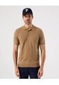 Polo  Para Hombre Cuello Tejido Sin Bolsillo Color Café Marca Patprimo #44112790 de Patprimo