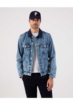 Chaqueta Para Hombre Trucker Color Azul Marca Patprimo #44080346