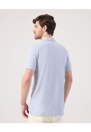 Polo  Para Hombre Cuello Tejido Sin Bolsillo Color Azul Marca Patprimo #44112784