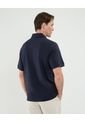 Polo Para Hombre Cuello Maquina Sin Bolsillo Color Azul Marca Patprimo #44112729 de Patprimo