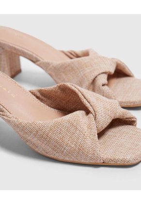 Sandalias Para Mujer Tacon Color Beige Marca Patprimo #30690100