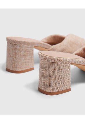 Sandalias Para Mujer Tacon Color Beige Marca Patprimo #30690100