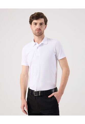 Polo  Para Hombre Cuello Tejido Sin Bolsillo Color Blanco Marca Patprimo #44112784 Patprimo
