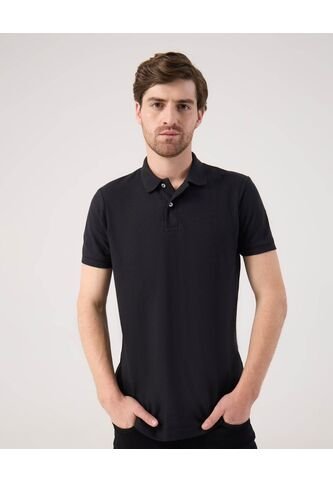 Polo  Para Hombre Cuello Tejido Sin Bolsillo Color Negro Marca Patprimo #44112784 Patprimo
