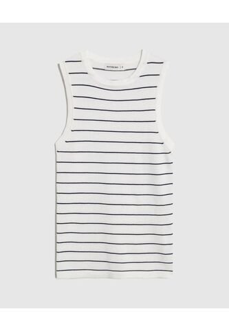 Camiseta  Para Mujer Manga Sisa Cuello Redondo Color Blanco Marca Patprimo #30093863 Patprimo