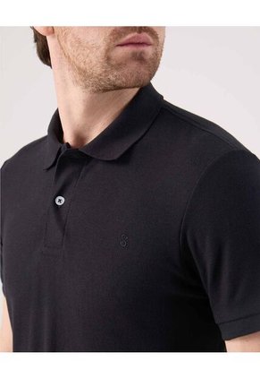 Polo  Para Hombre Cuello Tejido Sin Bolsillo Color Negro Marca Patprimo #44112784