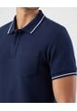 Polo  Para Hombre M/L Cuello Tejido Con Bolsillo Color Azul Marca Patprimo #44117315 de Patprimo
