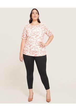 Blusa  Para Mujer Manga Corta Color Coral Marca Patprimo #14121157