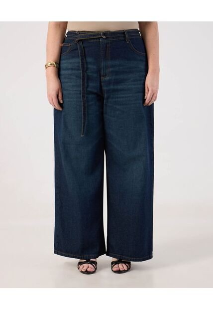 Jean  Para Mujer Wide-Leg Color Azul Marca Patprimo #14160265