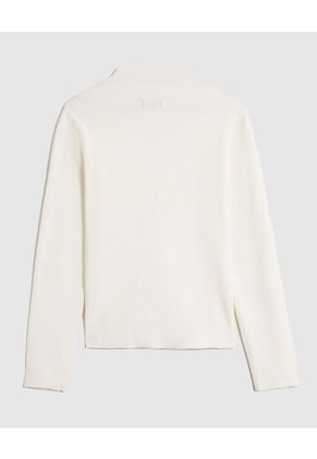 Saco  Para Mujer Cuello Alto O Cuello Tortuga Color Blanco Marca Patprimo #30330670