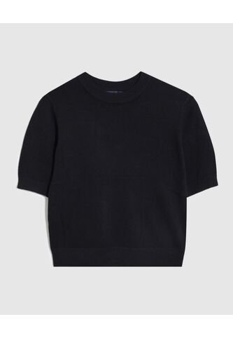 Camiseta  Para Mujer Manga Corta Cuello Redondo Color Negro Marca Patprimo #30093865 Patprimo