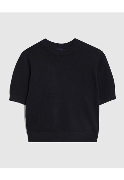 Camiseta  Para Mujer Manga Corta Cuello Redondo Color Negro Marca Patprimo #30093865