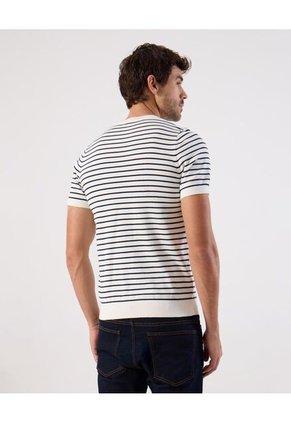 Camiseta  Para Hombre Manga Corta Cuello Redondo Color Blanco Marca Patprimo #44090964