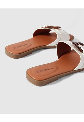 Sandalias  Para Mujer Sandalia Color Blanco Marca Patprimo #30690047