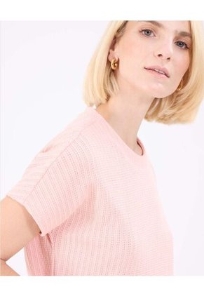 Camiseta Para Mujer Manga Corta Cuello Redondo Color Rosa Marca Patprimo #30093681