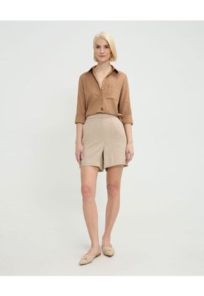 Camisa Para Mujer Manga Larga Color Café Marca Patprimo #30010697