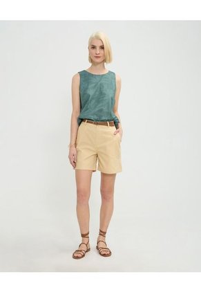 Bermuda Para Mujer Regular Corto Color Beige Marca Patprimo #30100377