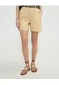 Bermuda Para Mujer Regular Corto Color Beige Marca Patprimo #30100377 de Patprimo