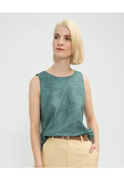 Blusa Para Mujer Manga Sisa Color Verde Marca Patprimo #30123499