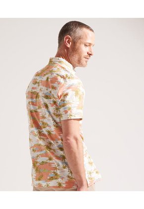 Camisa Para Hombre Manga Corta Sin Bolsillo Color Naranja Marca Patprimo #44012857