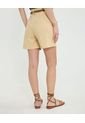 Bermuda Para Mujer Regular Corto Color Beige Marca Patprimo #30100377 de Patprimo