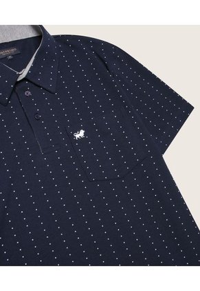 Polo Para Hombre Cuello Maquina Con Bolsillo Color Azul  Marca Patprimo #44110981