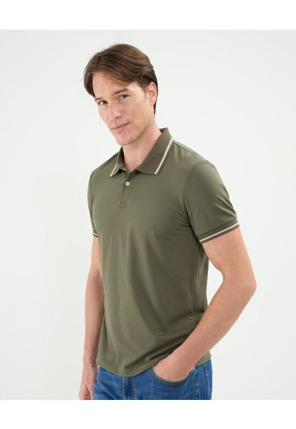 Polo Para Hombre Cuello Tejido Sin Bolsillo Color Verde Marca Patprimo #44112730
