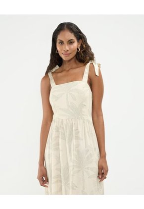 Vestido Para Mujer M/Sisa Largo Color Crema Marca Patprimo #30171038