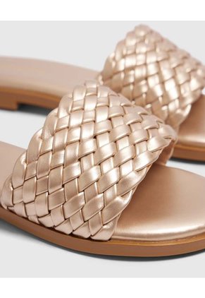 Sandalias Para Mujer Sandalia Color Dorado Marca Patprimo #30690102