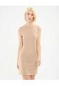 Vestido Para Mujer Manga Corta Color Café Claro Marca Patprimo #30171015 de Patprimo