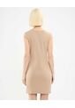 Vestido Para Mujer Manga Corta Color Café Claro Marca Patprimo #30171015 de Patprimo